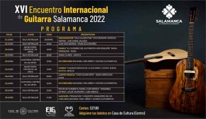 XVI Edición del encuentro de guitarras de Salamanca será presencial guitarras de Salamanca