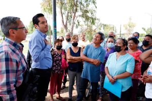 Atiende César Prieto demandas de habitantes de la colonia El Olimpo Atiende César Prieto demandas de habitantes de la colonia El Olimpo