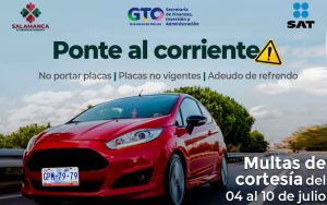 Invitan a salmantinos a pagar refrendo vehicular Invitan a salmantinos a pagar refrendo vehicular