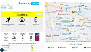 Calidad del aire en Salamanca es aceptable Calidad del aire en Salamanca es aceptable