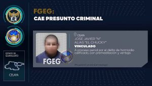 El día de Reyes de este año, “El Chucky” asesinó a Esteban “N”, con disparos de arma de fuego, en Celaya El día de Reyes de este año, “El Chucky” asesinó a Esteban “N”, con disparos de arma de fuego, en Celaya