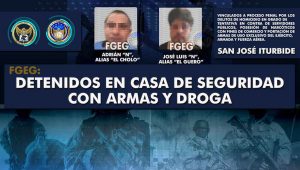 Dos sujetos fueron detenidos en una casa de seguridad por elementos especiales de la Agencia de Investigación Criminal, tenían armas de fuego y droga Dos sujetos fueron detenidos en una casa de seguridad por elementos especiales de la Agencia de Investigación Criminal, tenían armas de fuego y droga