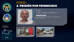 JOSÉ CARMEN ROBERTO “N”, va a prisión vinculado a proceso por el feminicidio de su esposa, ocurrido en la ciudad de León JOSÉ CARMEN ROBERTO “N”, va a prisión vinculado a proceso por el feminicidio de su esposa, ocurrido en la ciudad de León