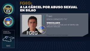 La FGE detiene a ERICK ERNESTO “N”, acusado de abusos sexuales en agravio de víctimas menores de edad, en la comunidad Camino Real, en Silao La FGE detiene a ERICK ERNESTO “N”, acusado de abusos sexuales en agravio de víctimas menores de edad, en la comunidad Camino Real, en Silao