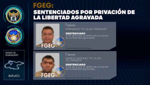 “El Pandita” y “El Banano” sentenciados a 24 y 40 años de cárcel, respectivamente, por su intervención en eventos delictivos vinculados al pago de droga con billetes falsos “El Pandita” y “El Banano” sentenciados a 24 y 40 años de cárcel, respectivamente, por su intervención en eventos delictivos vinculados al pago de droga con billetes falsos