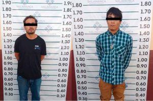 Detiene Policía de Salamanca a dos hombres a bordo de motocicleta robada Detiene Policía de Salamanca a dos hombres a bordo de motocicleta robada