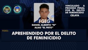Detenido feminicida en Celaya. Detenido feminicida en Celaya.
