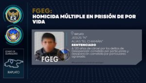 JESÚS “N”, “El Chamán” es sentenciado a 120 años de cárcel, como responsable de los delitos de desaparición cometida por particulares. JESÚS “N”, “El Chamán” es sentenciado a 120 años de cárcel, como responsable de los delitos de desaparición cometida por particulares.