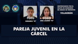 Sentenciada pareja de jóvenes a prisión por el delito de homicidio en grado de tentativa, en Villagrán. Sentenciada pareja de jóvenes a prisión por el delito de homicidio en grado de tentativa, en Villagrán.