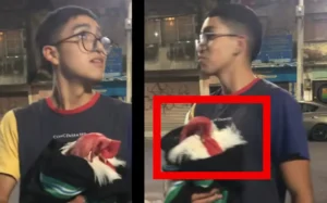 Joven aplico el dicho «uno como quiera, pero las criaturas» Joven aplico el dicho «uno como quiera, pero las criaturas»