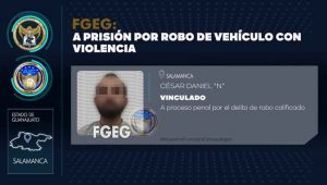 Un sujeto procedente de Jalisco, fue vinculado a proceso penal por el robo violento de una camioneta en Salamanca Un sujeto procedente de Jalisco, fue vinculado a proceso penal por el robo violento de una camioneta en Salamanca