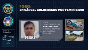 Es sentenciado a 38 años de cárcel el colombiano que asesinó a una mujer, en León. Es sentenciado a 38 años de cárcel el colombiano que asesinó a una mujer, en León.