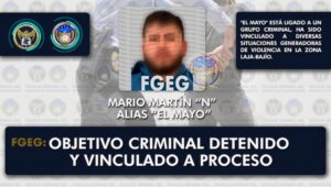 «Objetivo criminal es vinculado a proceso por el asesinato de 9 personas, a quienes masacró en un bar de la comunidad San José Nuevo, en Celaya. «Objetivo criminal es vinculado a proceso por el asesinato de 9 personas, a quienes masacró en un bar de la comunidad San José Nuevo, en Celaya.