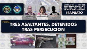 Dos adultos y un adolescente que perpetraron un robo fueron detenidos. Dos adultos y un adolescente que perpetraron un robo fueron detenidos.