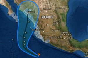 Orlene se convertiría en huracán y continua el paso del frente frío 1 Orlene se convertiría en huracán y continua el paso del frente frío 1