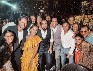 Angelique Boyer y Sebastián Rulli los más prendidos de la boda de Maite perroni. Angelique Boyer y Sebastián Rulli los más prendidos de la boda de Maite perroni.