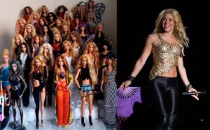 Shakira muestra su colección de muñecas Shakira muestra su colección de muñecas