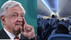 Le reclaman a gritos a Obrador durante vuelo Le reclaman a gritos a Obrador durante vuelo
