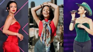 Ángela Aguilar sufre caída en pleno concierto Ángela Aguilar sufre caída en pleno concierto