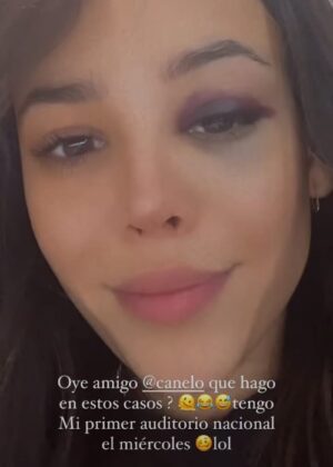 Danna Paola le pide ayuda al «Canelo» Danna Paola le pide ayuda al «Canelo»