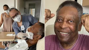 Pelé da declaraciones acerca de su salud Pelé da declaraciones acerca de su salud