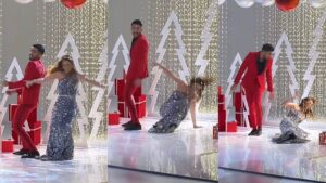 Sufre caída Jacqueline Bracamontes Sufre caída Jacqueline Bracamontes