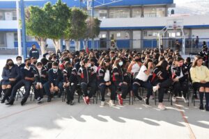 Seguridad Pública lleva Foro de Prevención a Secundaria Virgilio Uribe Seguridad Pública lleva Foro de Prevención a Secundaria Virgilio Uribe