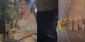 Salma Hayek sorprende al llevar Dulce Mexicano a los Globos de Oro. ( Video) Salma Hayek sorprende al llevar Dulce Mexicano a los Globos de Oro. ( Video)