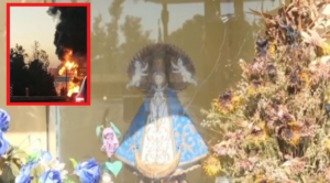 Virgen de San juan Queda Intacta tras explosión de Gasolinera Virgen de San juan Queda Intacta tras explosión de Gasolinera