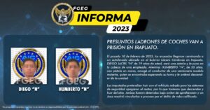 PRESUNTOS LADRONES DE COCHES VAN A PRISIÓN EN IRAPUATO PRESUNTOS LADRONES DE COCHES VAN A PRISIÓN EN IRAPUATO