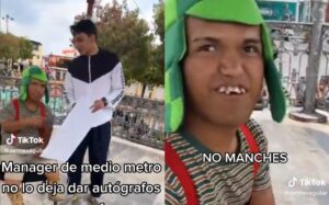Medio Metro niega autógrafos a fans y solo les permite que se tomen foto Medio Metro niega autógrafos a fans y solo les permite que se tomen foto