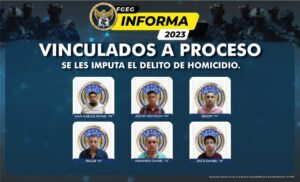Van a prisión integrantes de célula criminal oriunda de Tamaulipas y uno de ellos de nacionalidad Hondureña; fueron vinculados a proceso penal por el asesinato de dos policías municipales de Tarimoro. Van a prisión integrantes de célula criminal oriunda de Tamaulipas y uno de ellos de nacionalidad Hondureña; fueron vinculados a proceso penal por el asesinato de dos policías municipales de Tarimoro.