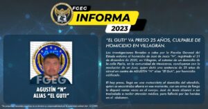 “EL GUTI” VA PRESO 25 AÑOS, CULPABLE DE HOMICIDIO EN VILLAGRÁN “EL GUTI” VA PRESO 25 AÑOS, CULPABLE DE HOMICIDIO EN VILLAGRÁN