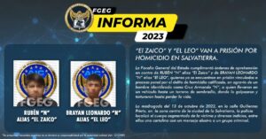 “El ZAICO” Y “EL LEO” VAN A PRISIÓN POR HOMICIDIO EN SALVATIERRA “El ZAICO” Y “EL LEO” VAN A PRISIÓN POR HOMICIDIO EN SALVATIERRA