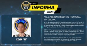 PRESUNTO HOMICIDA VA A PRISIÓN EN CELAYA PRESUNTO HOMICIDA VA A PRISIÓN EN CELAYA