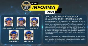 CINCO SUJETOS VAN A PRISIÓN POR EL ASESINATO DE UN HOMBRE EN LEÓN CINCO SUJETOS VAN A PRISIÓN POR EL ASESINATO DE UN HOMBRE EN LEÓN