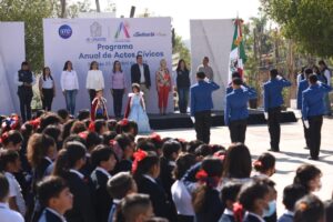 CONMEMORAN MES DE LA NIÑEZ CON ACTO CÍVICO CONMEMORAN MES DE LA NIÑEZ CON ACTO CÍVICO