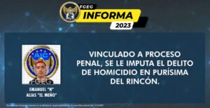 El “Meño” es capturado por la FGE como presunto responsable del múltiple homicidio registrado el pasado 01 de abril en un depósito de cervezas, en Purísima del Rincón. El “Meño” es capturado por la FGE como presunto responsable del múltiple homicidio registrado el pasado 01 de abril en un depósito de cervezas, en Purísima del Rincón.
