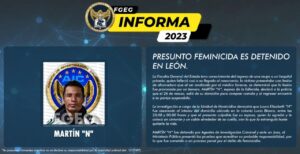 PRESUNTO FEMINICIDA ES DETENIDO EN LEÓN PRESUNTO FEMINICIDA ES DETENIDO EN LEÓN