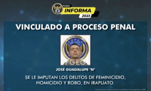 JOSÉ GUADALUPE “N” VA A PRISIÓN POR EL TRIPLE HOMICIDIO OCURRIDO EN LA COLONIA DEL BOSQUE, EN IRAPUATO JOSÉ GUADALUPE “N” VA A PRISIÓN POR EL TRIPLE HOMICIDIO OCURRIDO EN LA COLONIA DEL BOSQUE, EN IRAPUATO