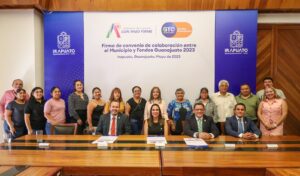 FIRMAN CONVENIO ENTRE MUNICIPIO Y FONDOS GUANAJUATO FIRMAN CONVENIO ENTRE MUNICIPIO Y FONDOS GUANAJUATO
