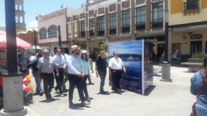 Revisan las futuras rehabilitaciones en arbolado del centro histórico. Revisan las futuras rehabilitaciones en arbolado del centro histórico.