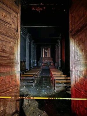 Promete Gobierno Municipal pronta restauración al Templo de Santiaguito Promete Gobierno Municipal pronta restauración al Templo de Santiaguito