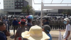 Investigan las agresiones de policías ocurridas en la manifestación de este martes Investigan las agresiones de policías ocurridas en la manifestación de este martes