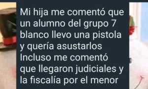 Alumno de secundaria del Instituto Santa Fe ingresó al plantel con una pistola Alumno de secundaria del Instituto Santa Fe ingresó al plantel con una pistola