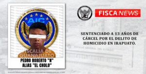 “EL CHOLO” SE QUEDA TRAS LAS REJAS POR HOMICIDIO EN LA COLONIA GANADERA, EN IRAPUATO “EL CHOLO” SE QUEDA TRAS LAS REJAS POR HOMICIDIO EN LA COLONIA GANADERA, EN IRAPUATO