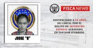SECUESTRADOR ES SENTENCIADO A PENA MÁXIMA DE PRISIÓN POR EL PLAGIO DE UN PEDIATRA, EN SAN JOSÉ ITURBIDE SECUESTRADOR ES SENTENCIADO A PENA MÁXIMA DE PRISIÓN POR EL PLAGIO DE UN PEDIATRA, EN SAN JOSÉ ITURBIDE