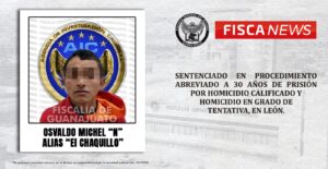 Va a la cárcel por 30 años imputado por homicidio consumado y tentativa en agravio de una pareja leonesa. Va a la cárcel por 30 años imputado por homicidio consumado y tentativa en agravio de una pareja leonesa.