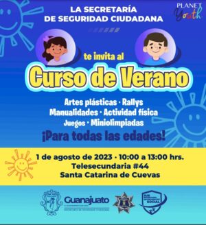 Ofrece Subsecretaría de Prevención curso gratuito de verano en comunidades Ofrece Subsecretaría de Prevención curso gratuito de verano en comunidades