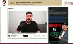 Advierten sobre un falso anuncio para invertir en CFE Advierten sobre un falso anuncio para invertir en CFE